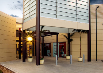 architecture exterior shopping centre entrance