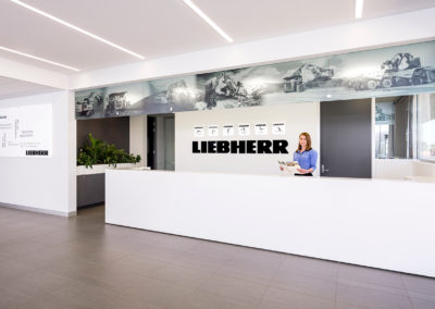 Corporate Receptionist Portrait, Liebherr Australia